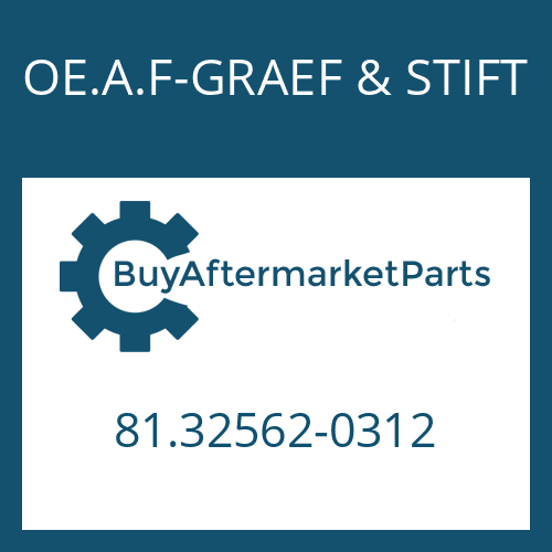 OE.A.F-GRAEF & STIFT 81.32562-0312 - SPRAY TUBE
