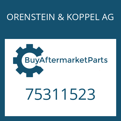 ORENSTEIN & KOPPEL AG 75311523 - PRESSURE PLATE