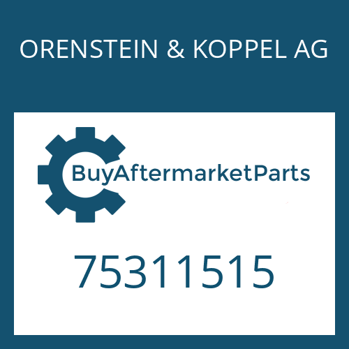 ORENSTEIN & KOPPEL AG 75311515 - COVER