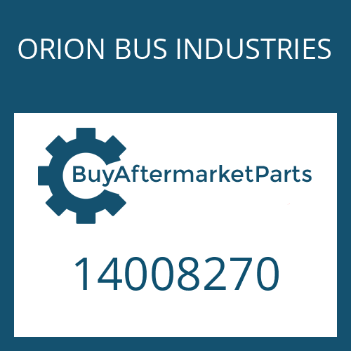 14008270 ORION BUS INDUSTRIES COVER