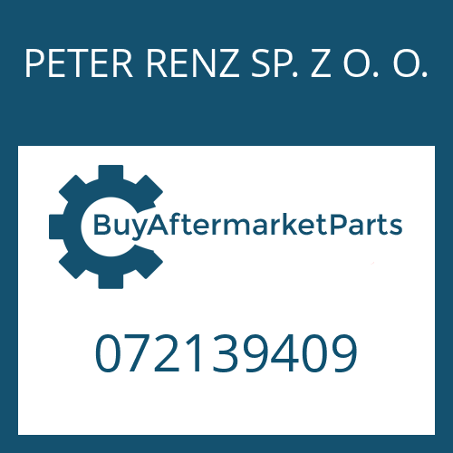 072139409 PETER RENZ SP. Z O. O. GROOVED PIN