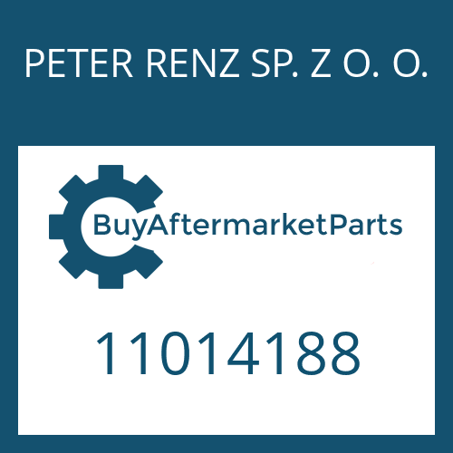 PETER RENZ SP. Z O. O. 11014188 - CAP SCREW