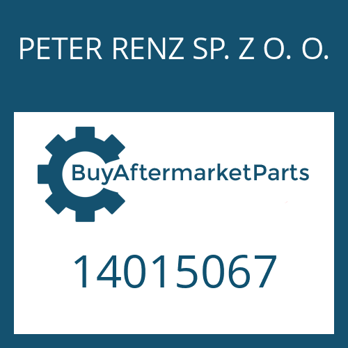PETER RENZ SP. Z O. O. 14015067 - SHAFT PLATE