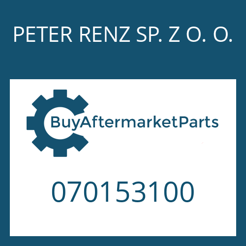 PETER RENZ SP. Z O. O. 070153100 - SUPPORT SHIM