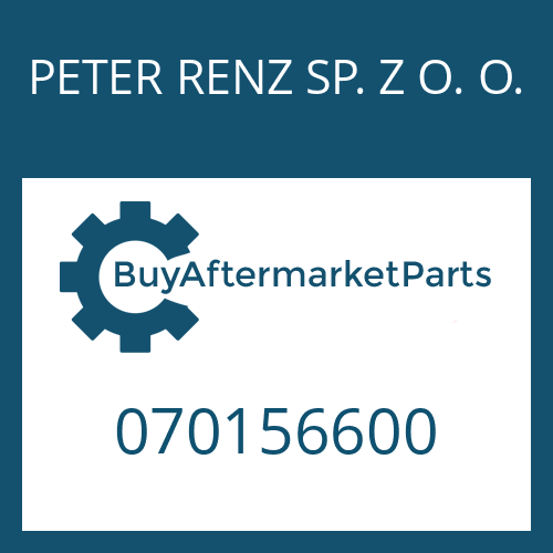 PETER RENZ SP. Z O. O. 070156600 - SLOTTED NUT