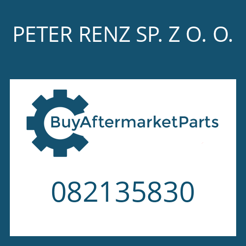 PETER RENZ SP. Z O. O. 082135830 - BRAKE DISC