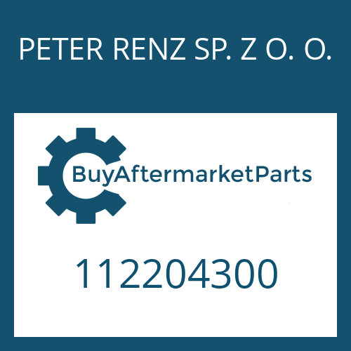 PETER RENZ SP. Z O. O. 112204300 - BRAKE CYLINDER