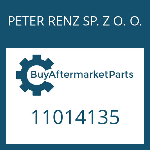 PETER RENZ SP. Z O. O. 11014135 - O-RING