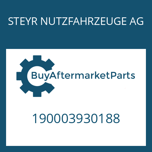 STEYR NUTZFAHRZEUGE AG 190003930188 - WASHER