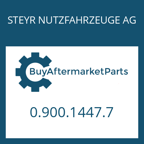 STEYR NUTZFAHRZEUGE AG 0.900.1447.7 - COVER PLATE