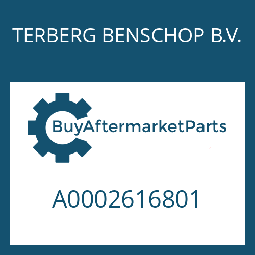 TERBERG BENSCHOP B.V. A0002616801 - TRANSMISSION HOUSING