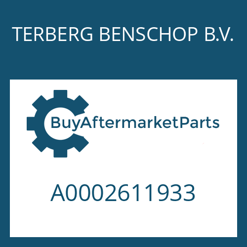 A0002611933 TERBERG BENSCHOP B.V. SEALING CAP