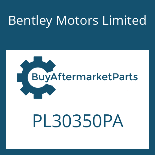 Bentley Motors Limited PL30350PA - HEXAGON SCREW
