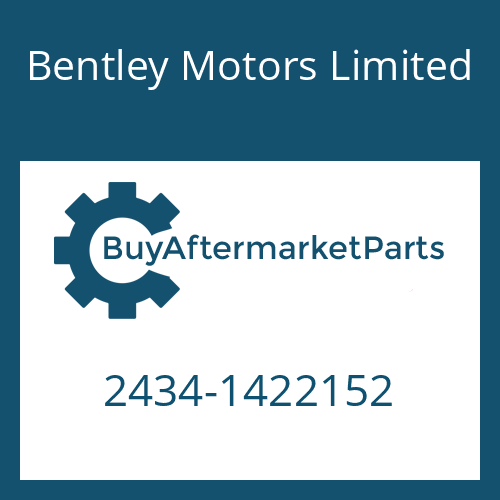 Bentley Motors Limited 2434-1422152 - ROUND SEALING RING