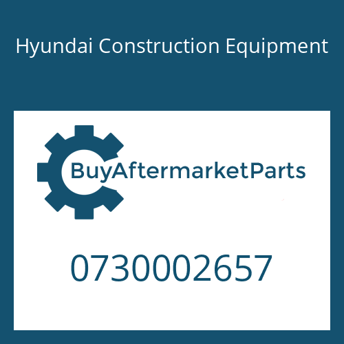 Hyundai Construction Equipment 0730002657 - SHIM