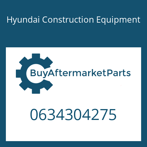 Hyundai Construction Equipment 0634304275 - O-RING