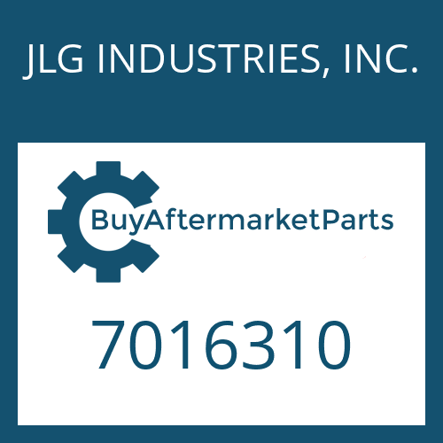 7016310 JLG INDUSTRIES, INC. STOP WASHER