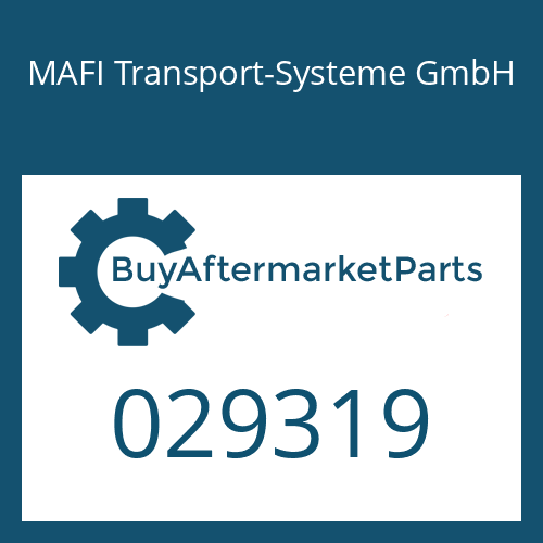 MAFI Transport-Systeme GmbH 029319 - STOP WASHER