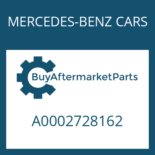MERCEDES-BENZ CARS A0002728162 - O.CLUTCH DISC