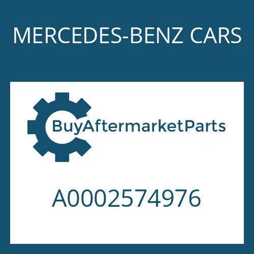 MERCEDES-BENZ CARS A0002574976 - WASHER