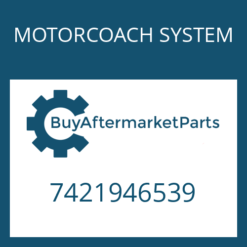 MOTORCOACH SYSTEM 7421946539 - SCREW PLUG