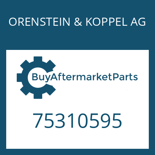 75310595 ORENSTEIN & KOPPEL AG SNAP RING