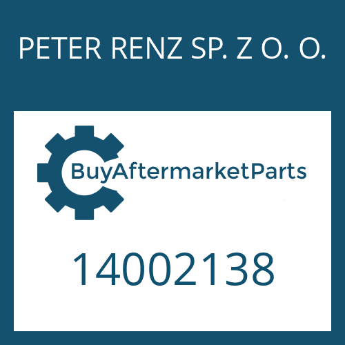PETER RENZ SP. Z O. O. 14002138 - RING
