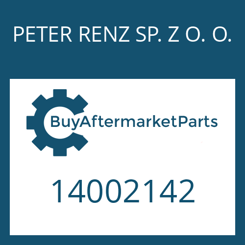 PETER RENZ SP. Z O. O. 14002142 - RING