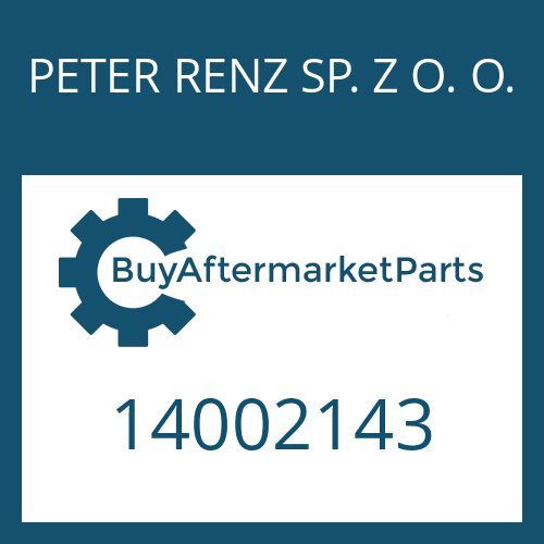 14002143 PETER RENZ SP. Z O. O. RING