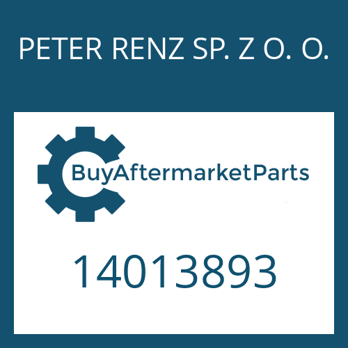 14013893 PETER RENZ SP. Z O. O. RING