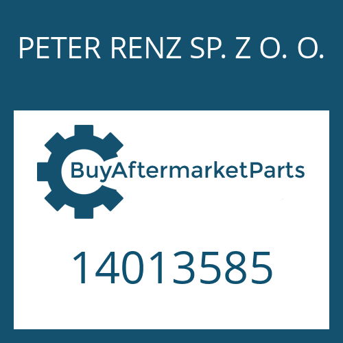 PETER RENZ SP. Z O. O. 14013585 - SHIM