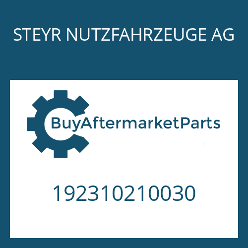 STEYR NUTZFAHRZEUGE AG 192310210030 - SHIM