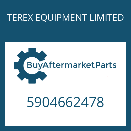 5904662478 TEREX EQUIPMENT LIMITED O-RING