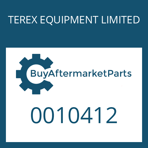 TEREX EQUIPMENT LIMITED 0010412 - SEALING RING