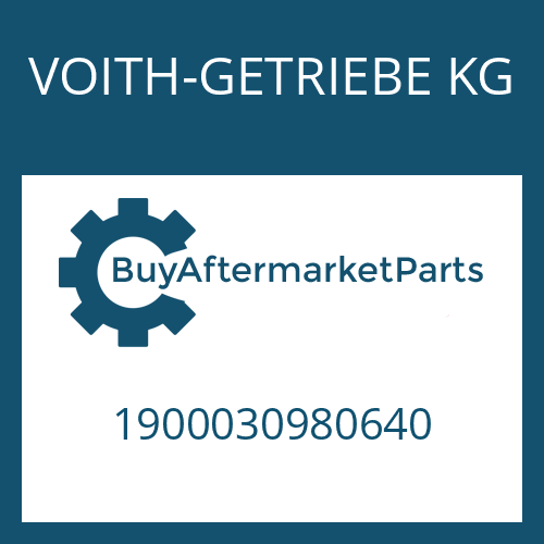 VOITH-GETRIEBE KG 1900030980640 - SEALING RING