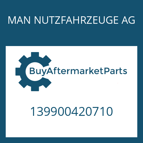 MAN NUTZFAHRZEUGE AG 139900420710 - SCREW PLUG