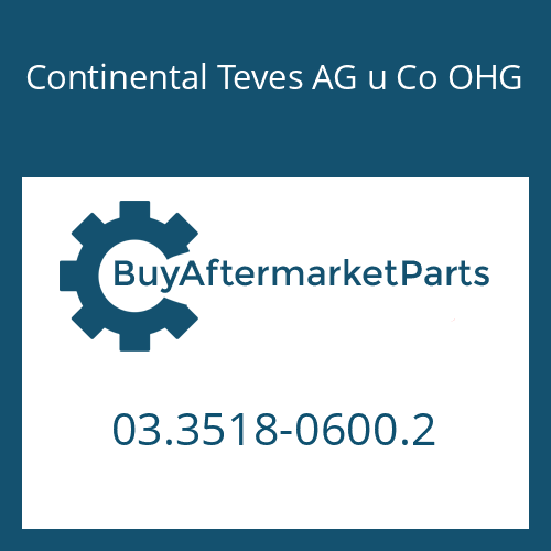 Continental Teves AG u Co OHG 03.3518-0600.2 - VENT VALVE
