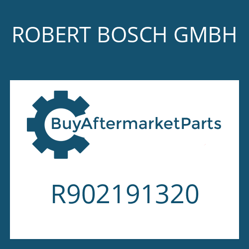 ROBERT BOSCH GMBH R902191320 - HYDROSTATIC UNIT