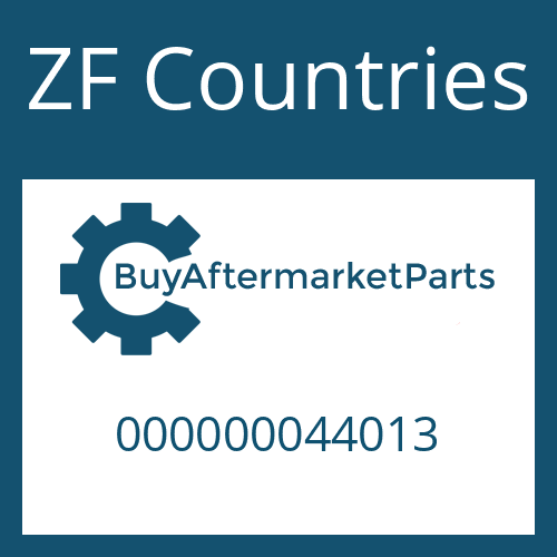 ZF Countries 000000044013 - CLAMPING RING