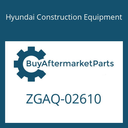 Hyundai Construction Equipment ZGAQ-02610 - SPRING-CUP