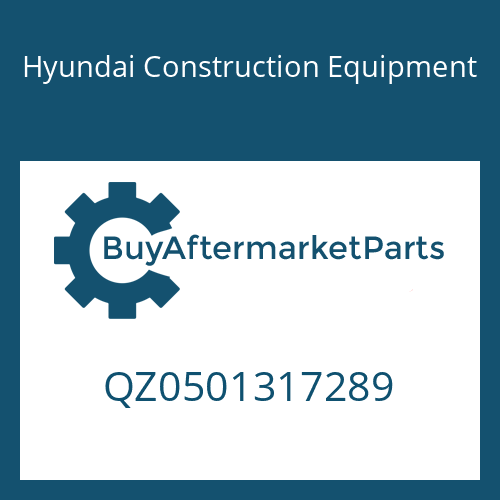 Hyundai Construction Equipment QZ0501317289 - GASKET