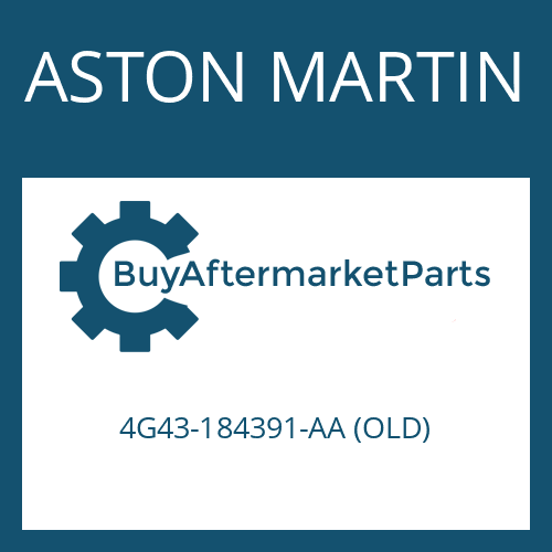 ASTON MARTIN 4G43-184391-AA (OLD) - GASKET