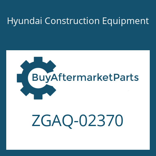 Hyundai Construction Equipment ZGAQ-02370 - FLANGE