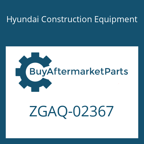 Hyundai Construction Equipment ZGAQ-02367 - RING-RETAINER