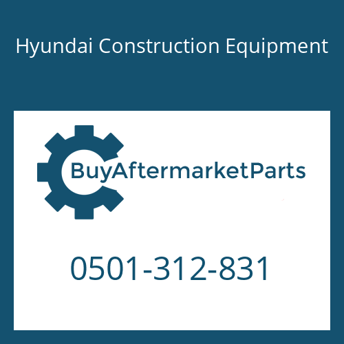 Hyundai Construction Equipment 0501-312-831 - BASE PLATE