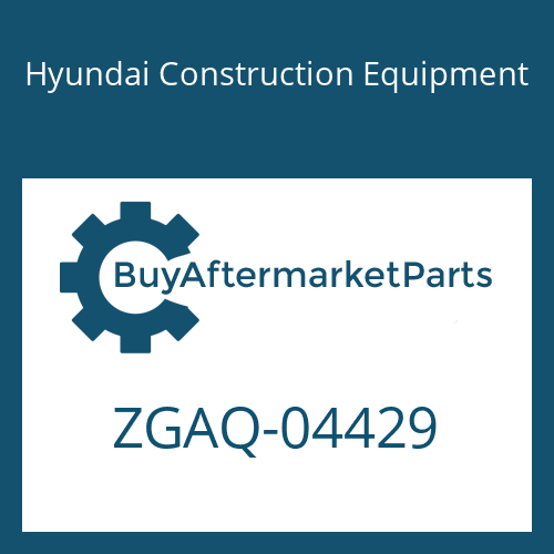 Hyundai Construction Equipment ZGAQ-04429 - GEAR-BEVEL