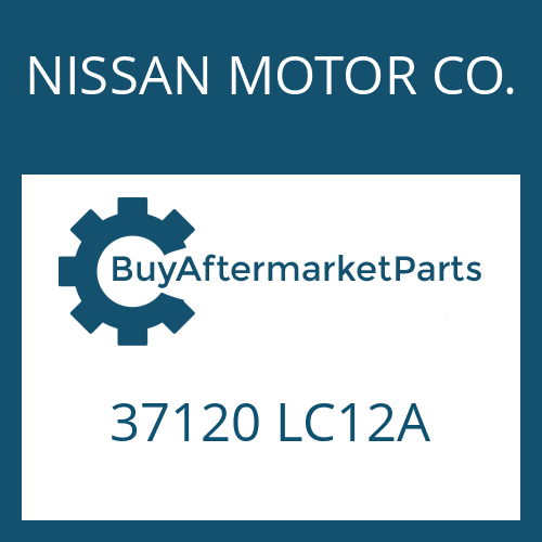NISSAN MOTOR CO. 37120 LC12A - FIT BOLT