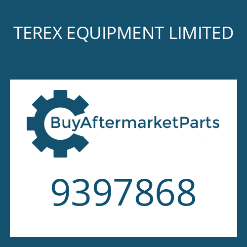 TEREX EQUIPMENT LIMITED 9397868 - WASHER