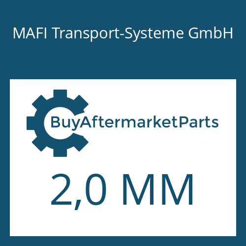MAFI Transport-Systeme GmbH 2,0 MM - SHIM PLATE