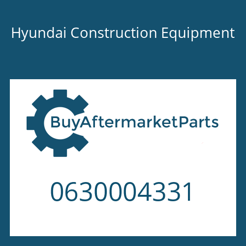 Hyundai Construction Equipment 0630004331 - SHIM PLATE